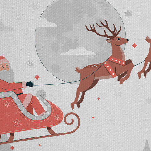 Reindeer - Christmas Theme Printed Tote Bag - Uncommongifts.in